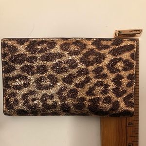 Kate Spade small wallet glitter animal print 🤩